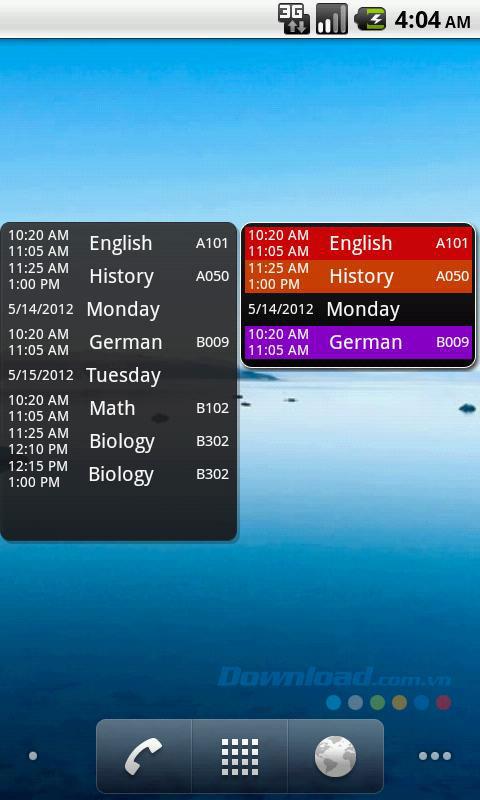 Mon horaire de cours pour Android - Gérez plus simplement les horaires de cours sur Android