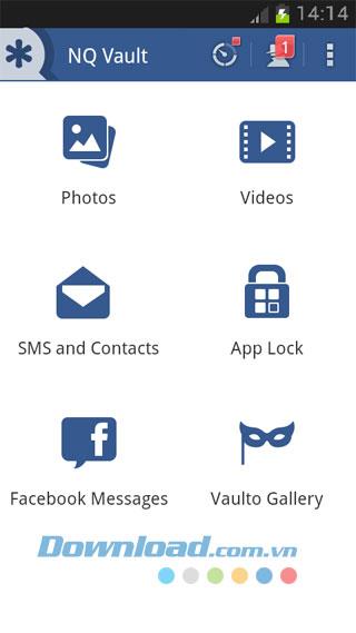 Secret Box pour Android 5.0.10.22 - Passer des appels, envoyer des SMS, ... plus en toute sécurité