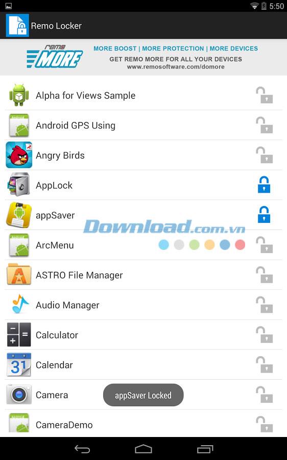 Remo Locker para Android 1.0.0.1 - Bloquear aplicaciones en Android