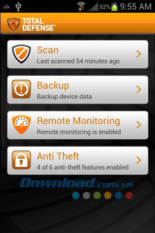 Total Defense Mobile Security para Android 4.0.3.26315 - Protección integral de dispositivos móviles