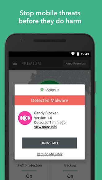 Lookout pour Android 10.24.2-6f87089 - Sécurisez votre téléphone