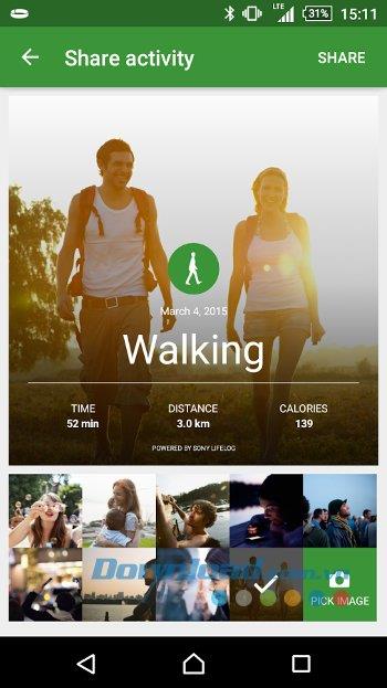 Lifelog pour Android 2.9.A.1.6 - Application Santé sur Android