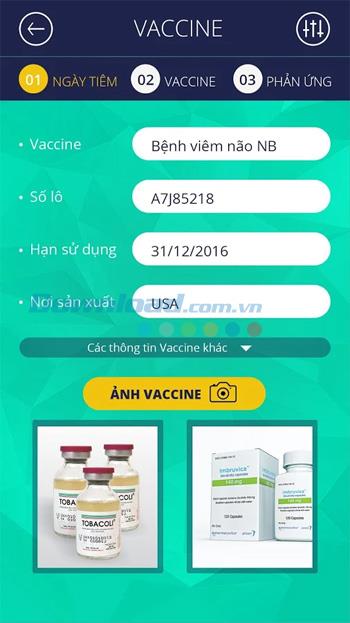 Doctor Babee für Android 1.0.8 - Verwalten Sie Ihren Impfplan für Babys auf Android