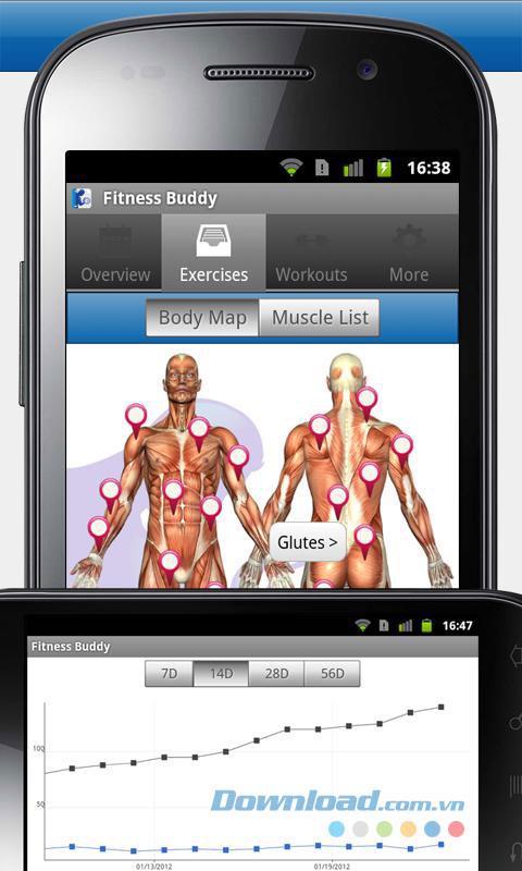 Fitness Buddy pour Android 1.0 - Guide de remise en forme sur Android