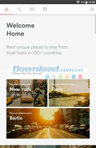 Airbnb para Android: encuentre hoteles, dormitorios y casas de familia baratos