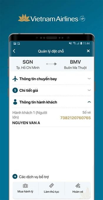 Vietnam Airlines pour Android 6.0.12 - Application Golden Lotus sur Android Vietnam Airlines pour Android 6.0.12 - Application Golden Lotus sur Android