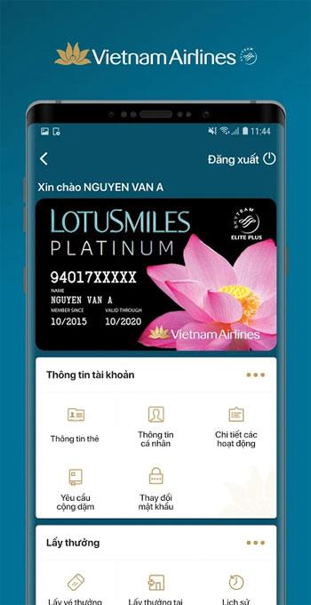 Vietnam Airlines pour Android 6.0.12 - Application Golden Lotus sur Android Vietnam Airlines pour Android 6.0.12 - Application Golden Lotus sur Android