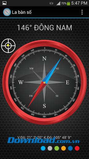 Boussole numérique pour Android 2.0.5 - Application Compass pour la direction sur un téléphone Android