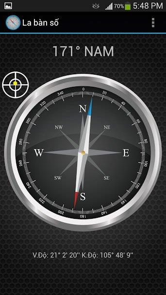 Boussole numérique pour Android 2.0.5 - Application Compass pour la direction sur un téléphone Android