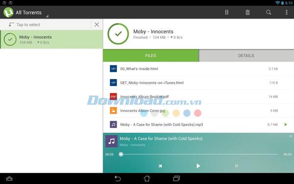µTorrent - Torrent Downloader pour Android 6.5.7 - Téléchargez uTorrent facilement sur Android