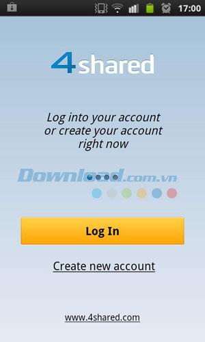 4shared mobile para Android 2.5.13: acceda y administre datos de 4shared en Android