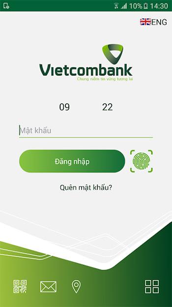 Android5.0.7用のVietcombank-Vietcombankの電子バンキングトランザクション