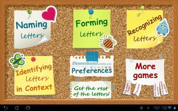 Kids ABC Letters para Android 1.7 - Aprende la pronunciación del alfabeto en inglés