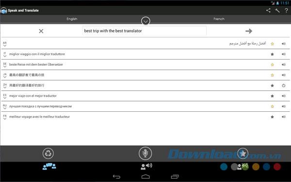 Speak and Translate para Android 2.3.0.10 - Traducción de voz directa en Android