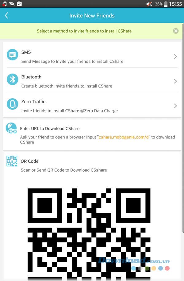 CShare for Android1.1.0-Androidデバイス間でデータを共有する