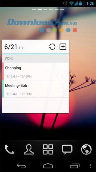 GO Calendar Widget para Android 4.0 - Calendario para teléfonos Android