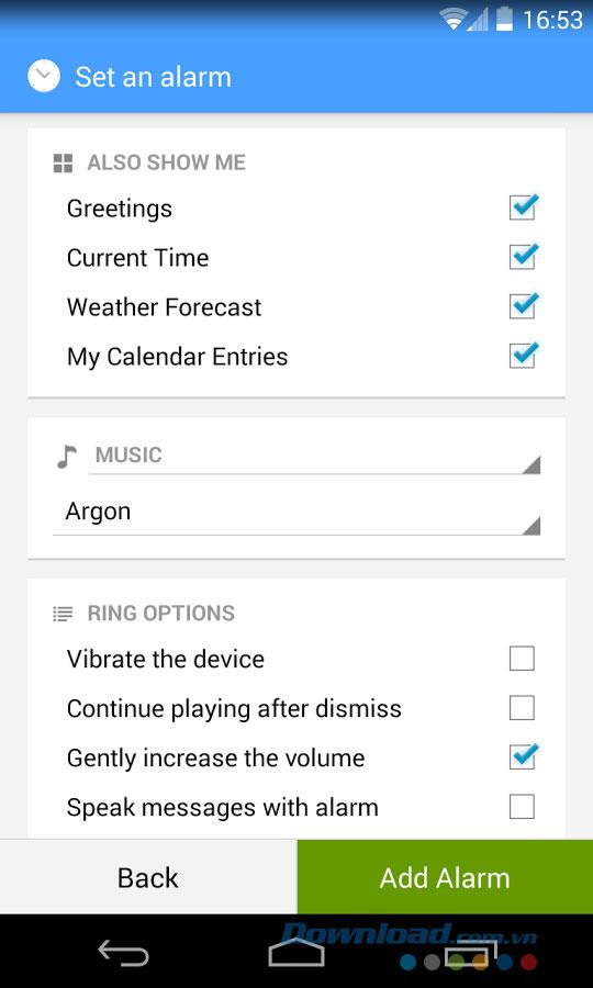 AlarmPad pour Android 1.3 - Réveil sur Android