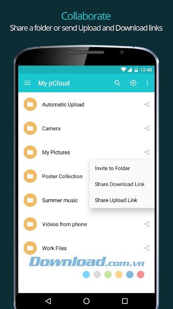 pCloud for Android1.14.03-Android上のクラウドストレージ