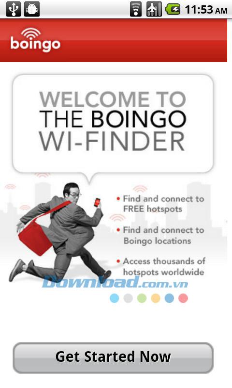 Boingo Wi-Finder für Android 5.0.0071 - Finden Sie kostenlosen WLAN-Hotspot für Android