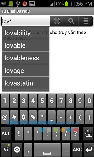 MultiDict pour Android 1.0.4 - Dictionnaire multilingue