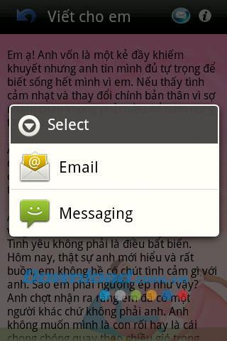 Liebes-SMS für Android 1.0 - Liebesbotschaft