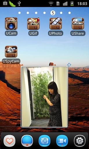 USpyCam (Ultra Spy Camera) pour Android - Application pour prendre des photos
