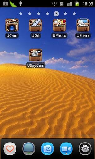 USpyCam (Ultra Spy Camera) pour Android - Application pour prendre des photos