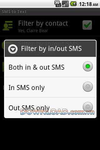SMS in Text für Android - Konvertieren Sie SMS in Text