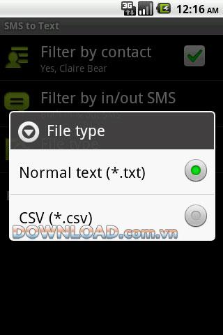 SMS in Text für Android - Konvertieren Sie SMS in Text