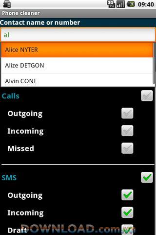 Phone Cleaner Free für Android - Löschen Sie Nachrichten und Anruflisten