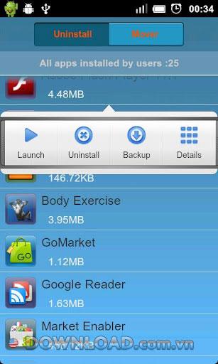 MT App auf SD für Android - Verschieben Sie Apps auf die SD-Karte