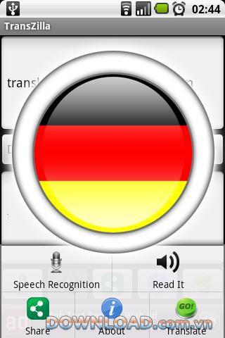 Android用ドイツ語翻訳者TransZilla-ドイツ語翻訳ツール