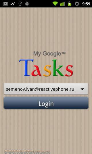 Mes tâches Google pour Android