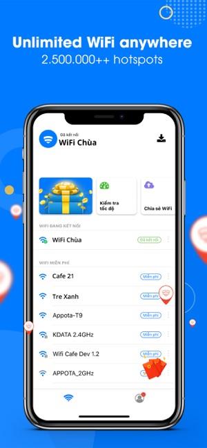 WiFi Chùa für Android 5.3.0 - Teilen und verbinden Sie sich mit kostenlosem Wifi WiFi Chùa für Android 5.3.0 - Teilen und verbinden Sie sich mit kostenlosem Wifi