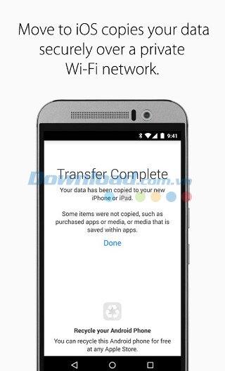 Mover a iOS para Android 2.10.0 - Transfiera datos de forma segura desde Android a iOS