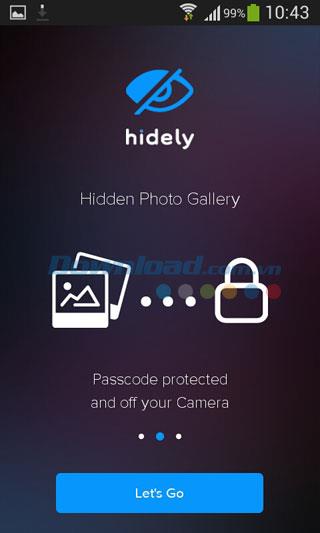 Hidely für Android 1.0 - Sichere Software zum Aufnehmen, Speichern und Freigeben von Fotos auf Android