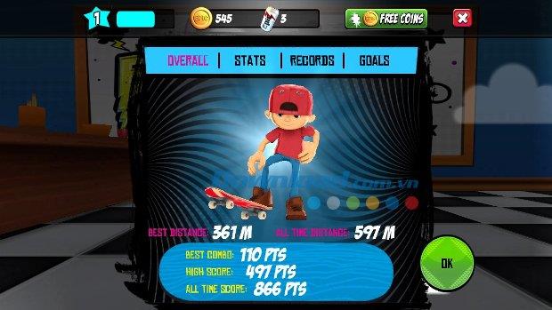 Epic Skater für iOS 1.46.3 - Super Skateboard-Spiel auf iPhone / iPad