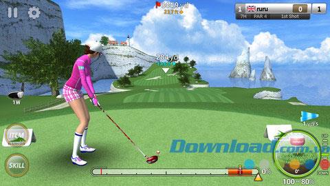 Golf Star pour iOS 4.3.1 - Jeu de golf gratuit sur iPhone / iPad