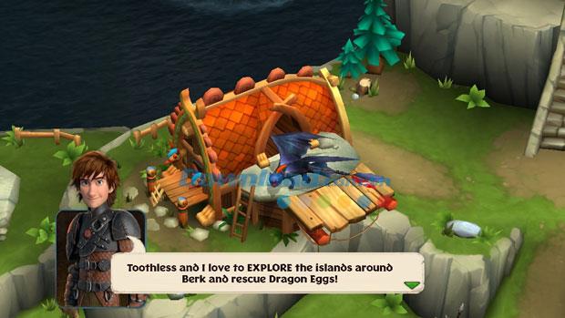 Dragons: Rise of Berk für iOS 1.25.11 - Game Dragon Training Secret 2 auf iPhone / iPad