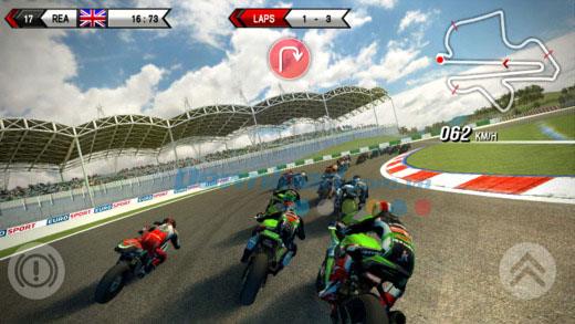 SBK15 für iOS 1.0 - Motorrad-Rennspiel mit hoher Verdrängung auf iPhone / iPad