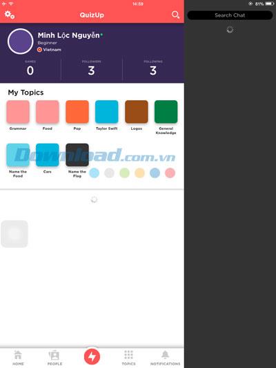 QuizUp para iOS 2.0.1: juego mental en línea para iPhone / iPad