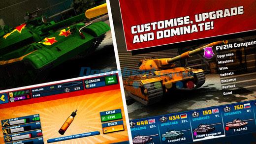 Boom!  Tanks pour iOS 1.1.3 - Nouveau jeu de tir de chars sur iPhone / iPad