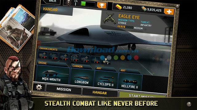Drone: Shadow Strike pour iOS 1.3.4 - Avions de jeu sur iPhone / iPad