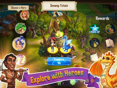 CastleVille Legends pour iOS 3.9.131 - Jeu de château légendaire sur iPhone / iPad
