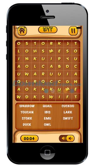 Word Finder pour iOS 1.0 - Jeu de mots croisés classique sur iPhone / iPad