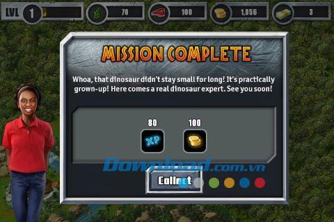 Jurassic Park Builder pour iOS 4.9.0 - Jeu Jurassic Park Builder sur iPhone / iPad