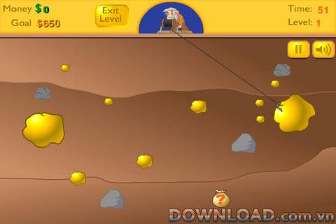 Classic Miner Free pour iOS 2.5.2 - Jeu de mines d'or gratuit sur iPhone / iPad