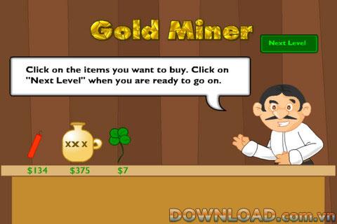 Classic Miner Free pour iOS 2.5.2 - Jeu de mines d'or gratuit sur iPhone / iPad