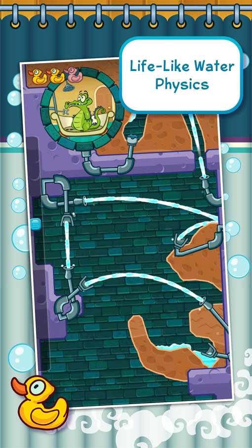Où est mon eau? pour iOS 1.16.0 - Jeu pour bain de crocodile sur iPhone / iPad Où est mon eau? pour iOS 1.16.0 - Jeu pour bain de crocodile sur iPhone / iPad