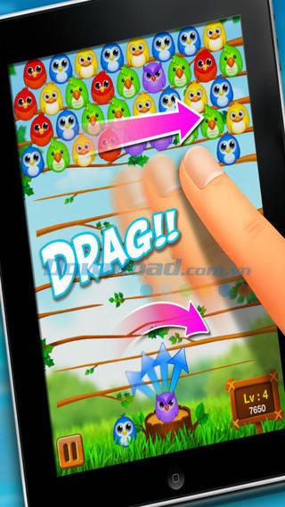 Fly Bird HD para iOS 3.4 - Nuevo juego de rompecabezas intelectual en iPhone / iPad